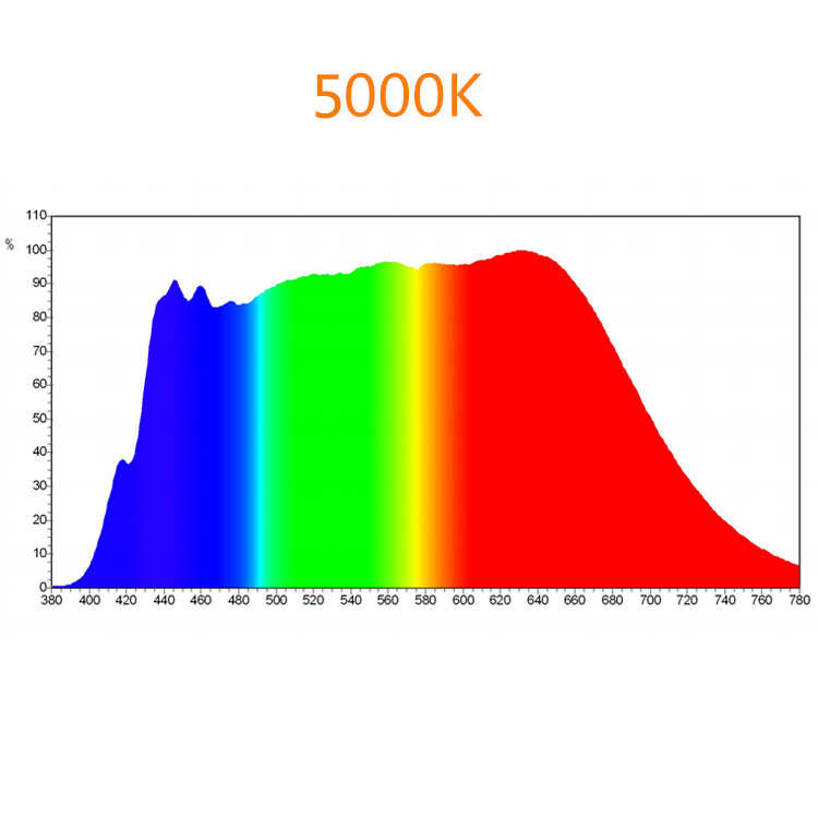 5W 5050 SMD 5000K 전체 스펙트럼 LED