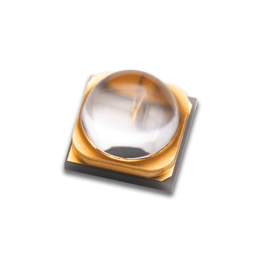 5050 석영 유리 60° 렌즈 LED 칩 365-425nm 위조 방지 감지 고출력 LED 광원
